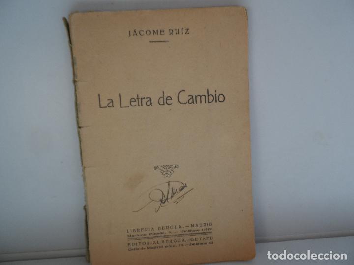 Libros antiguos: LA LETRA DE CAMBIO  JACOME RUIZ - Foto 1