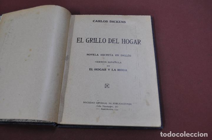 Libros antiguos: El grillo del hogar versi&oacute;n espa&ntilde;ola el hogar y la moda - Carlos Dickens - ANO2 - Foto 2