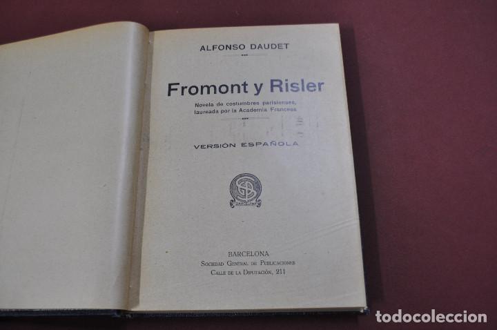 Libros antiguos: Fromont y Risler - Alfonso Daudet - sin datar -ANO2 - Foto 2