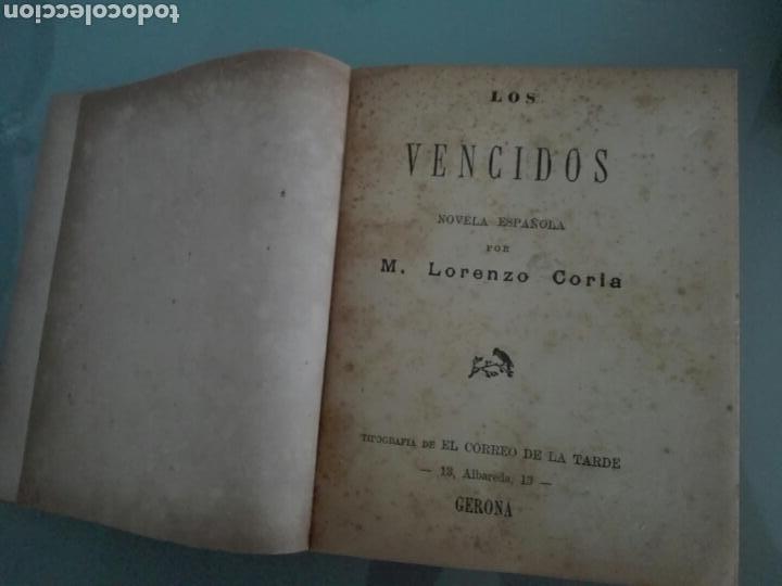 Libros antiguos: LOS VENCIDOS - Foto 2