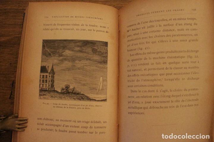 Libros antiguos: Phenomenes Electriques de LAtmosphere . G. Plant&eacute;. 1888 - Foto 3