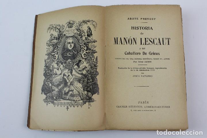 Libros antiguos: L- 4689. MANON LESCAUT, ABATE PREVOST. 1911. - Foto 3