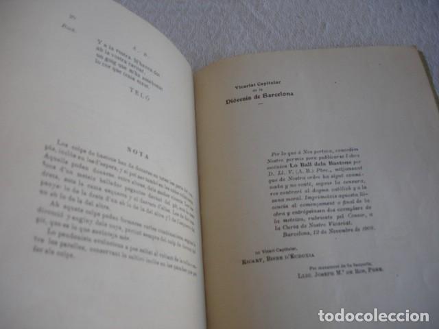 Libros antiguos: Lo ball dels bastons - Foto 6