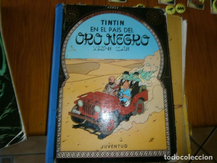 Libros antiguos: COLECCION DE TINTIN,,,,, EN MAL ESTADO - Foto 4