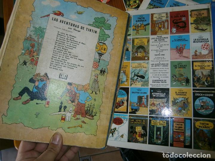 Libros antiguos: COLECCION DE TINTIN,,,,, EN MAL ESTADO - Foto 10