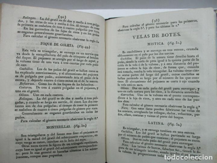 Libros antiguos: TRATADO PR&Aacute;CTICO DE VELAMEN. 1829. - Foto 4