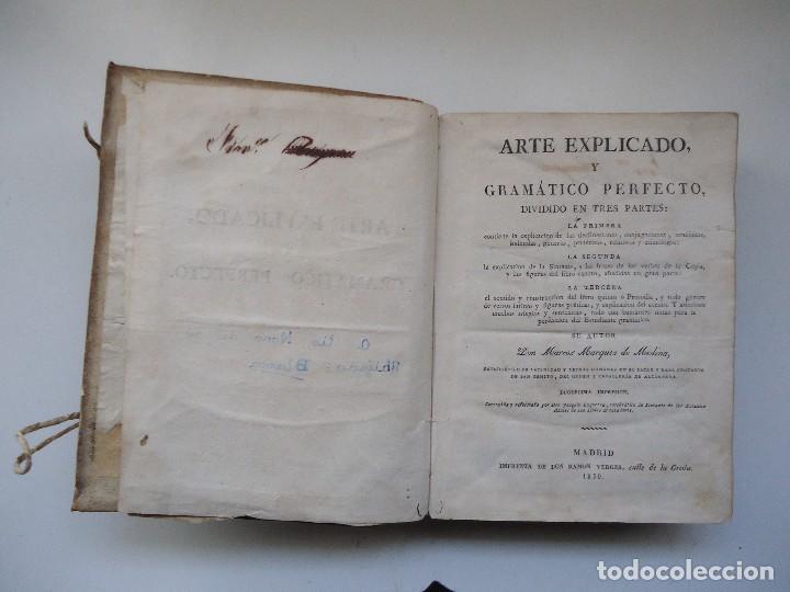Libros antiguos: LIBRO DE GRAMATICA LATINA DE 1830 - Foto 2