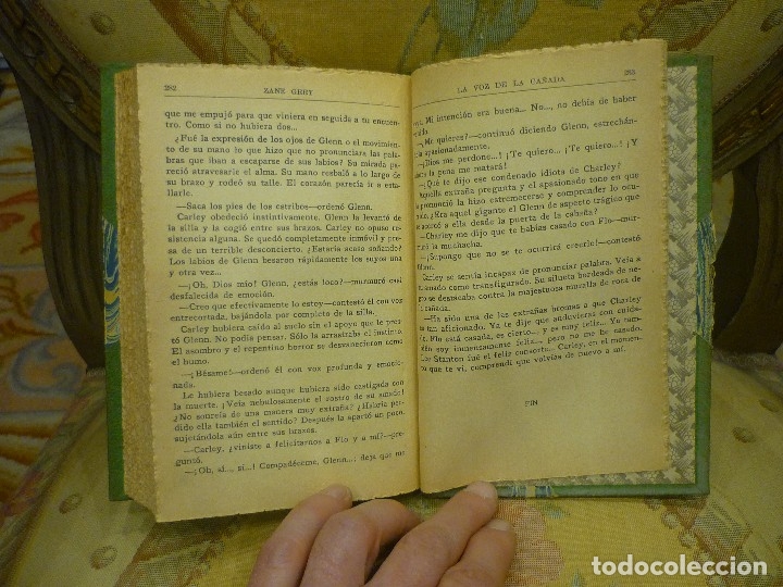 Libros antiguos: LA VOZ DE LA CA&Ntilde;ADA, DE ZANE GREY. 1&ordf; EDICI&Oacute;N 1.933. - Foto 9