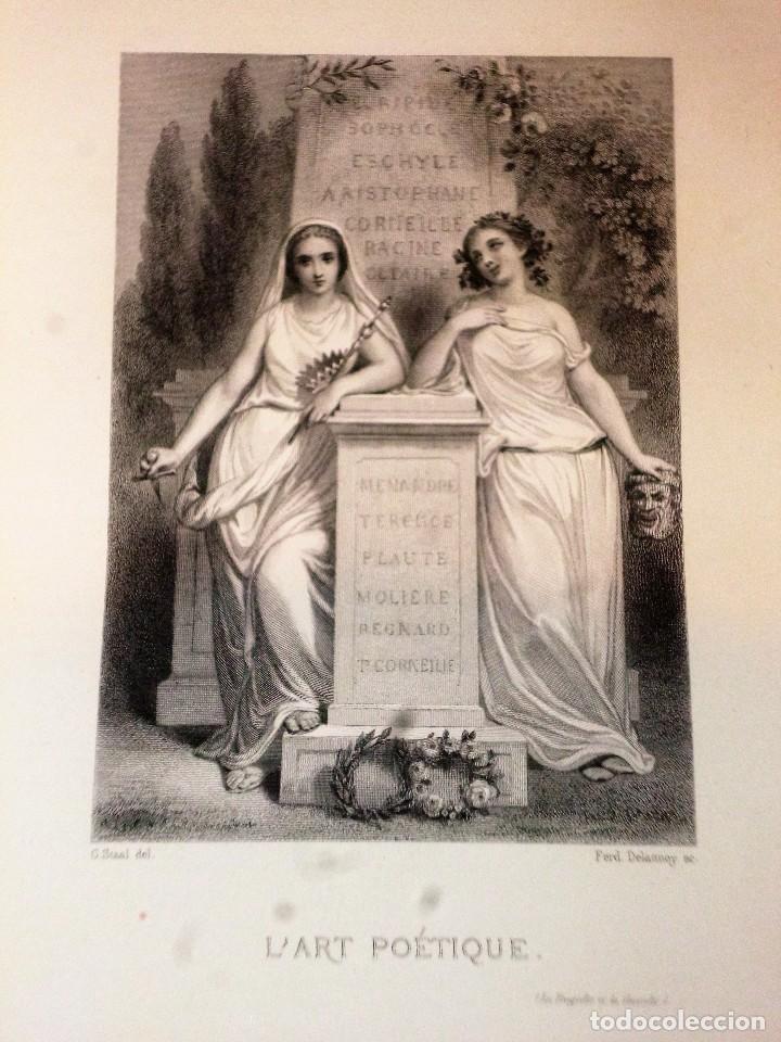 Libros antiguos: OEUVRES COMPL&Egrave;TES DE BOILEAU-DESPR&Eacute;AUX - Foto 5
