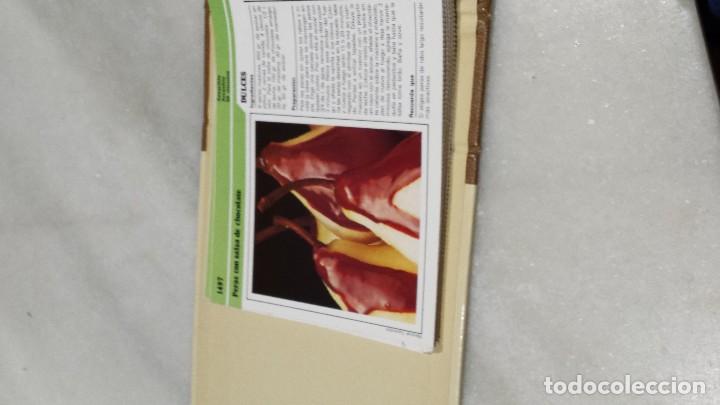 Libros antiguos: Recetas de cocina en fichas. - Foto 6