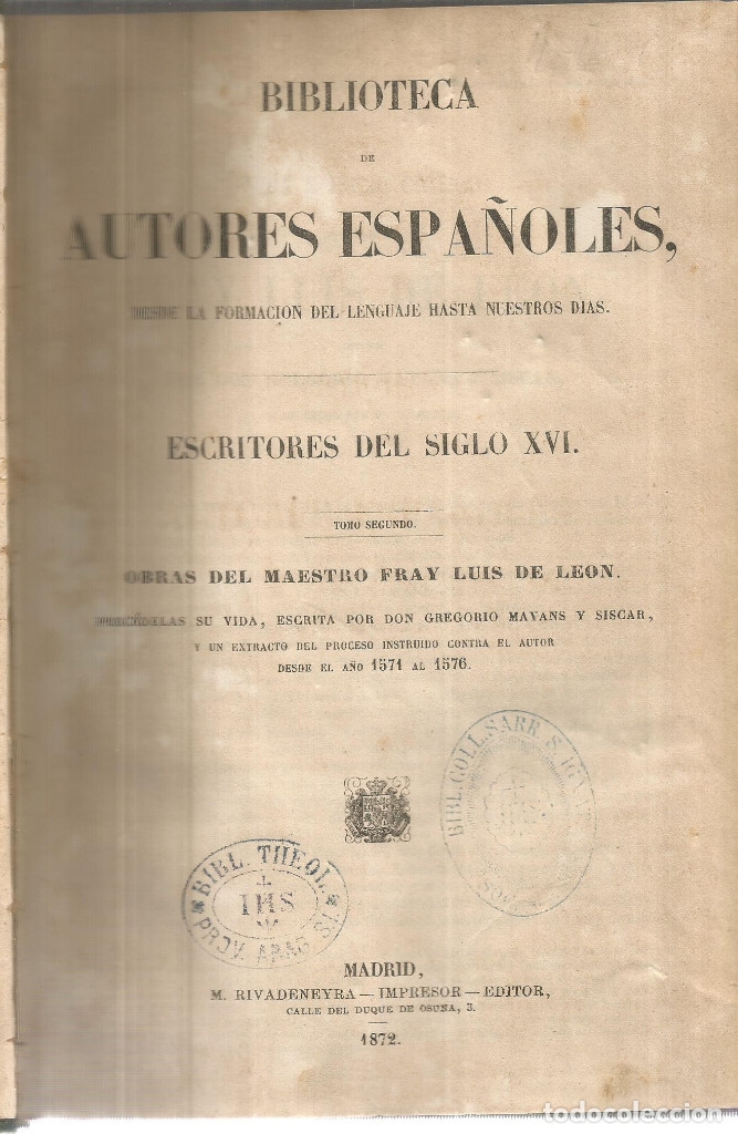 Libros antiguos: Escritores del siglo XVI 2 tomos - Foto 3