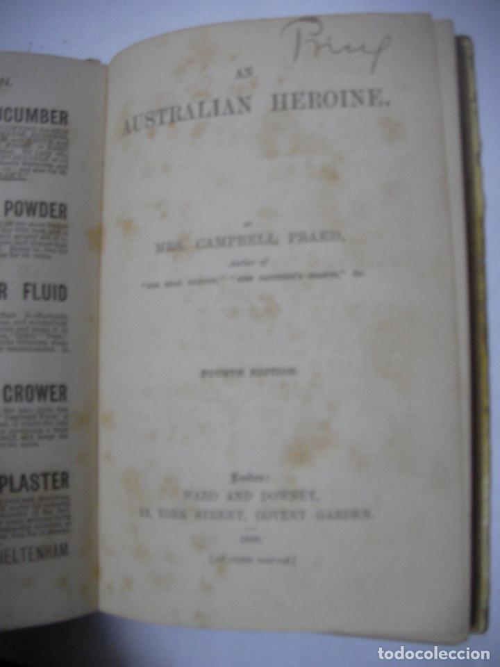 Libros antiguos: ANTIGUO LIBRO - AUSTRALIAN HEROINE - Foto 2