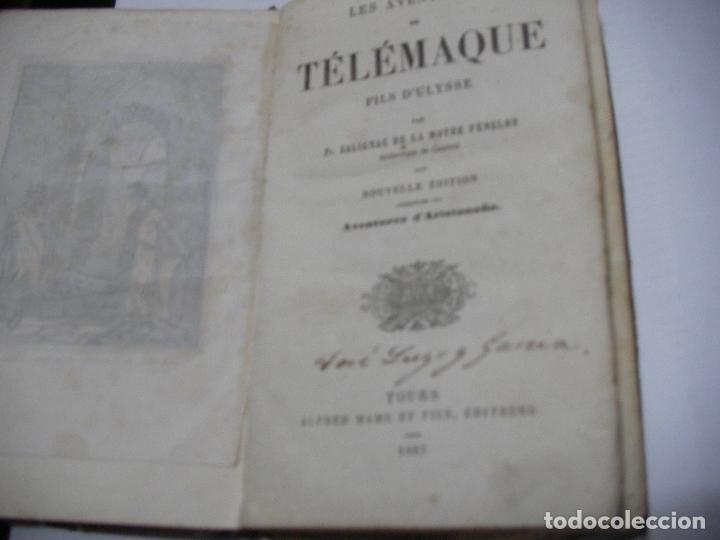 Libros antiguos: ANTIGUO LIBRO - TELEMAQUE - Foto 2