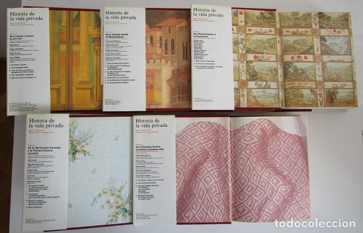 Libros antiguos: HISTORIA DE LA VIDA PRIVADA COMPLETA 5 VOLUMENES - Foto 3