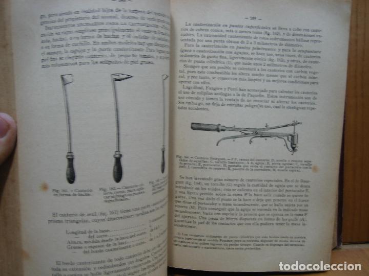 Libros antiguos: Compendio de cirug&iacute;a veterinaria 1916 - Foto 5