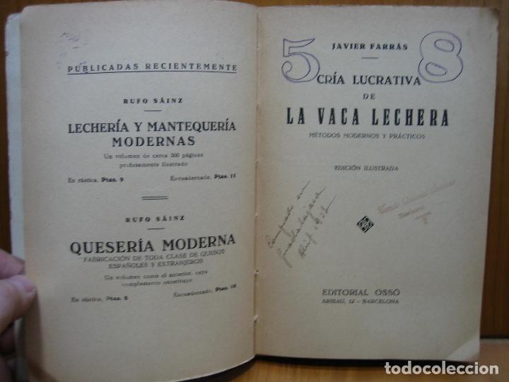 Libros antiguos: Antiguo libro cr&iacute;a lucrativa de la vaca lechera - Foto 2
