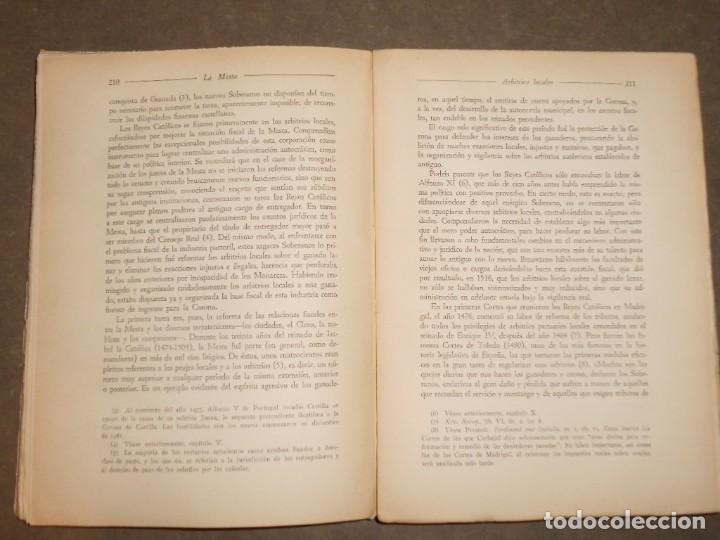 Libros antiguos: La Mesta. 1273- 1836. Julio Klein. - Foto 3