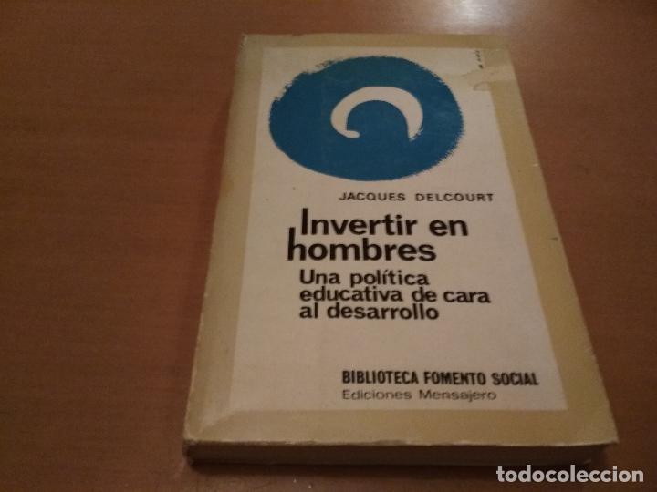 Libros antiguos: INVERTIR EN HOMBRES - Foto 1