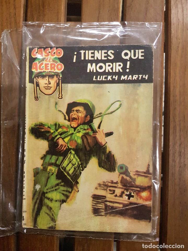 Libros antiguos: CASCO DE ACERO, &iexcl; TIENES QUE MORIR! - Foto 1