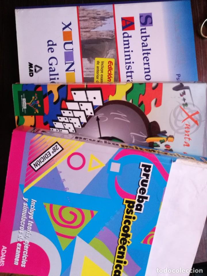Libros antiguos: 3 Libros psicotecnicos oposiciones