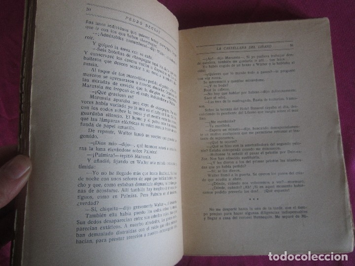 Libros antiguos: LA CASTELLANA DEL LIBANO PEDRO BENOIT ILUSTRACIONES DE MAXIMO RAMOS - Foto 6