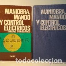 Libros antiguos: MANIOBRA, MANDO Y CONTROL ELECTRICOS - Foto 1