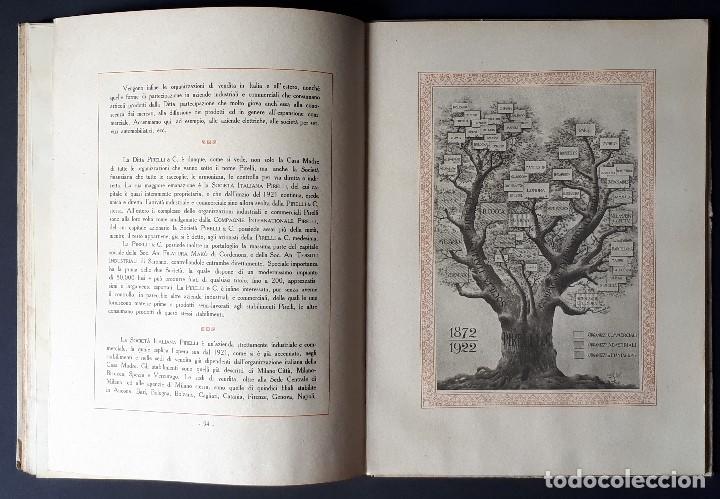 Libros antiguos: PIRELLI & C. NEL SUO CINQUANTENARIO 1872- 1922 - Foto 9