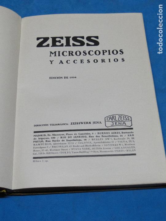 Libros antiguos: Microscopios Zeiss.- Ediciones Carl Zeiss - Foto 3