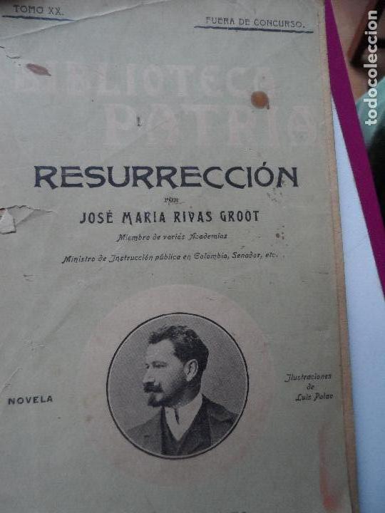 Libros antiguos: RESURRECCION Jos&eacute; Mar&iacute;a Rivas Groot 5&ordm; EDICION - Foto 1