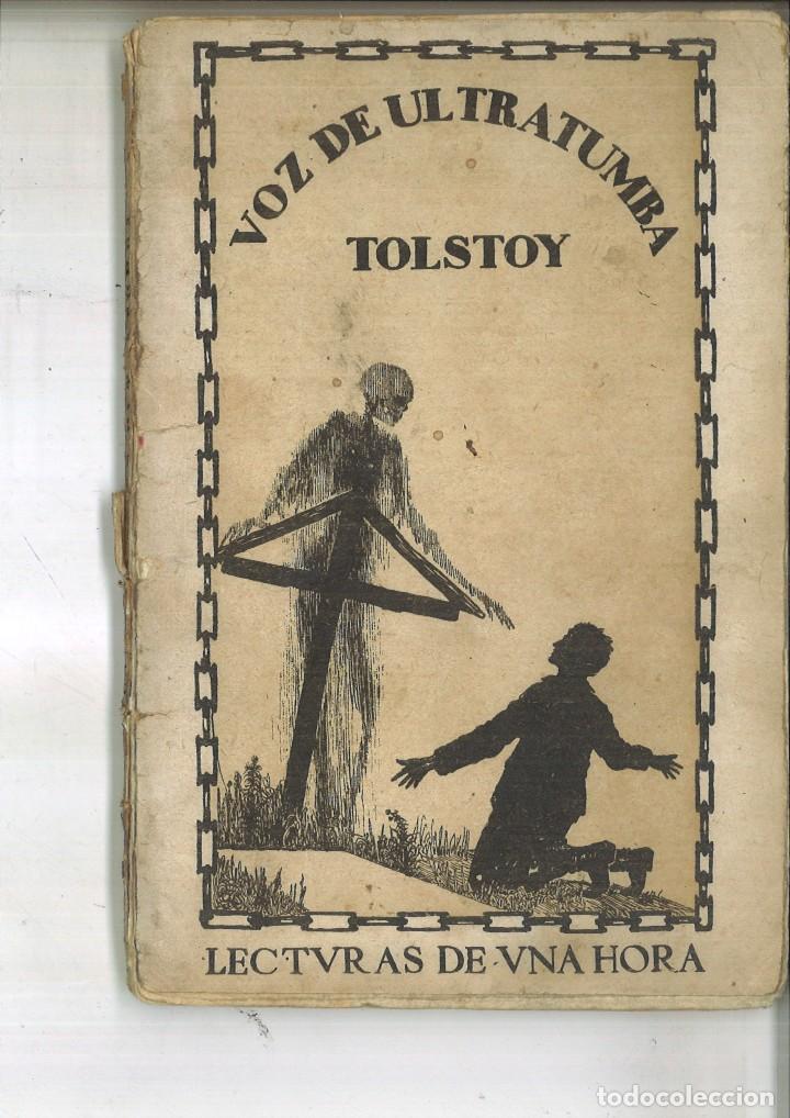 Libros antiguos: VOZ DE ULTRATUMBA. Le&oacute;n Tolstoy - Foto 1
