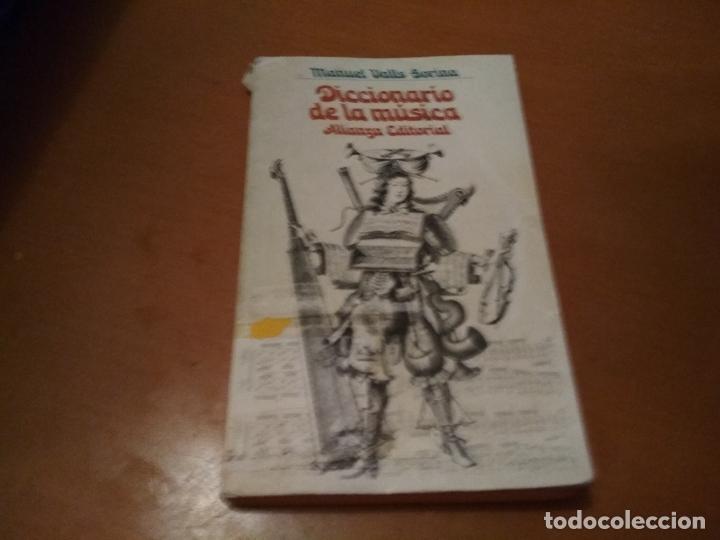 Libros antiguos: DICCIONARIO DE LA MUSICA - Foto 1