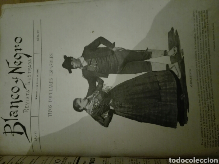 Libros antiguos: BLANCO Y NEGRO 2 SEMESTRE 1896 - Foto 2