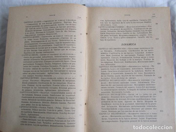 Libros antiguos: Elementos de Mec&aacute;nica 1901 E. Lozano y Ponce de Le&oacute;n, 3&ordf; Edici&oacute;n - Foto 9