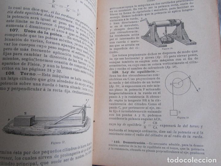 Libros antiguos: Elementos de Mec&aacute;nica 1901 E. Lozano y Ponce de Le&oacute;n, 3&ordf; Edici&oacute;n - Foto 12