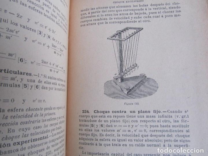Libros antiguos: Elementos de Mec&aacute;nica 1901 E. Lozano y Ponce de Le&oacute;n, 3&ordf; Edici&oacute;n - Foto 14