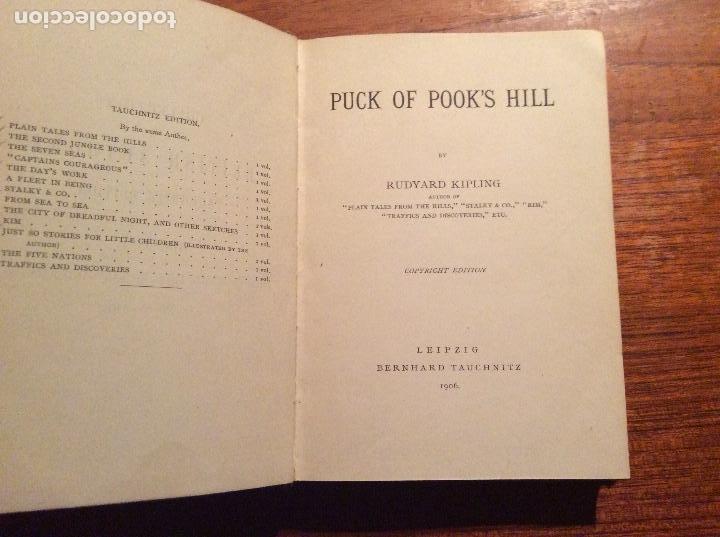 Old books: PUCK OF POOK&acute;S HILL BY RUDYARD KIPLING