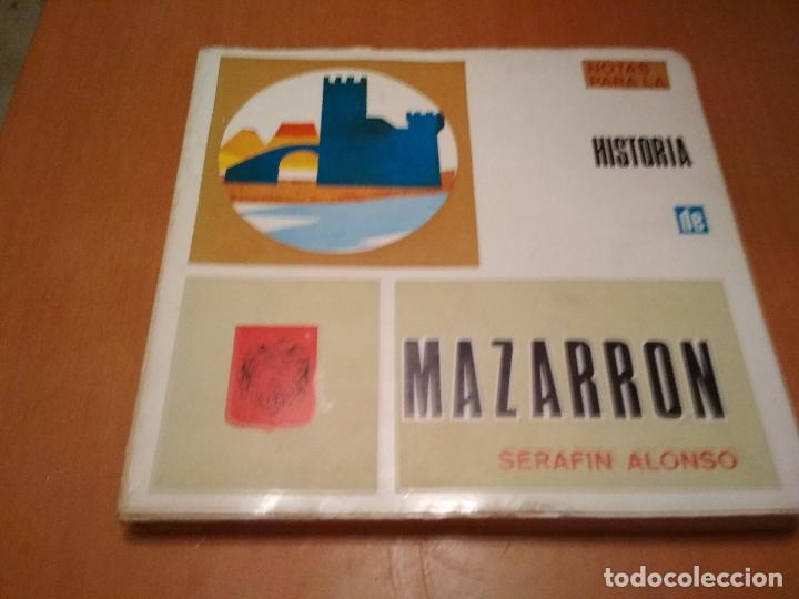 Libros antiguos: NOTAS PARA LA HISTORIA DE MAZARRON - Foto 1