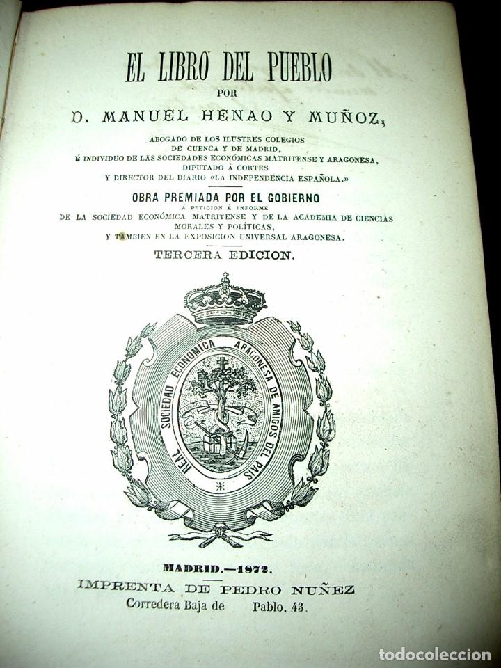Libros antiguos: EL LIBRO DEL PUEBLO - 2 tomos REF-4946 - Foto 2