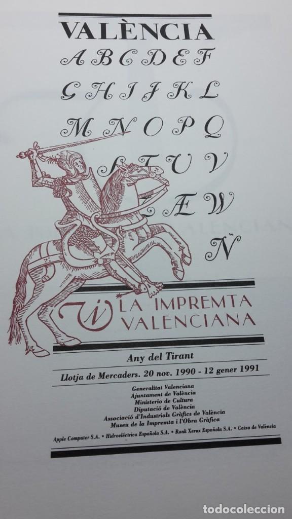 Libros antiguos: LA IMPRENTA VALENCIANA - Foto 2