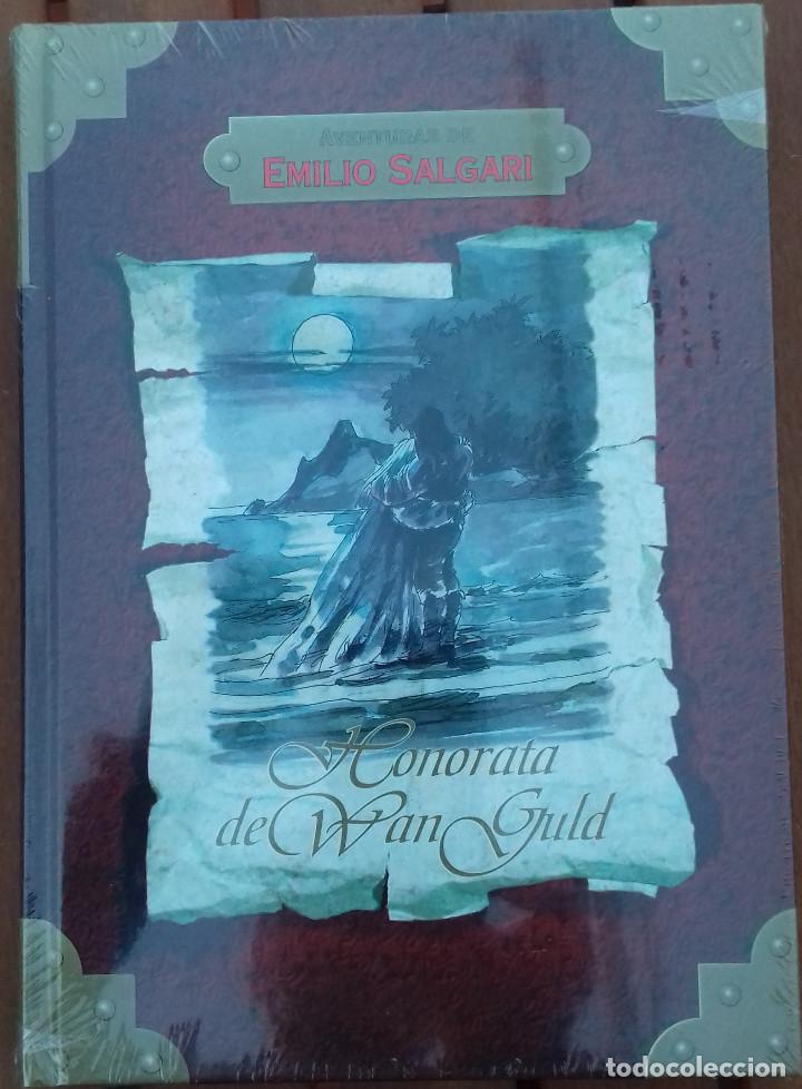 Libros antiguos: HONORATA DE VAN GULD (EMILIO SALGARI - EDICIONES RUEDA) NUEVO Y PRECINTADO - Foto 1