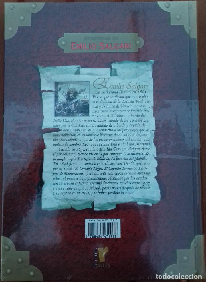 Libros antiguos: HONORATA DE VAN GULD (EMILIO SALGARI - EDICIONES RUEDA) NUEVO Y PRECINTADO - Foto 2