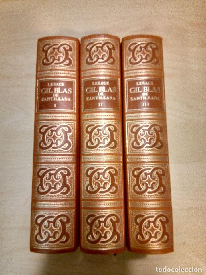 Libros antiguos: Gil Blas de Santillana de Lesage. Edici&oacute;n facs&iacute;mil. - Foto 1