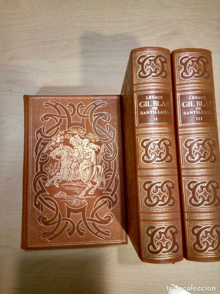 Libros antiguos: Gil Blas de Santillana de Lesage. Edici&oacute;n facs&iacute;mil. - Foto 2