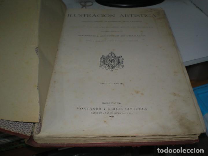 Libros antiguos: ILUSTRACION ARTISTICA A&Ntilde;O 1885 - Foto 3