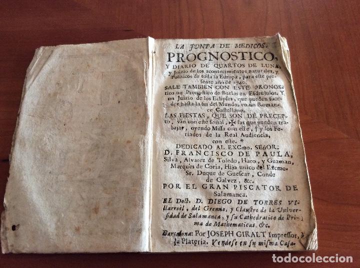 Libros antiguos: Torres Villarroel. La junta de m&eacute;dicos. - Foto 2