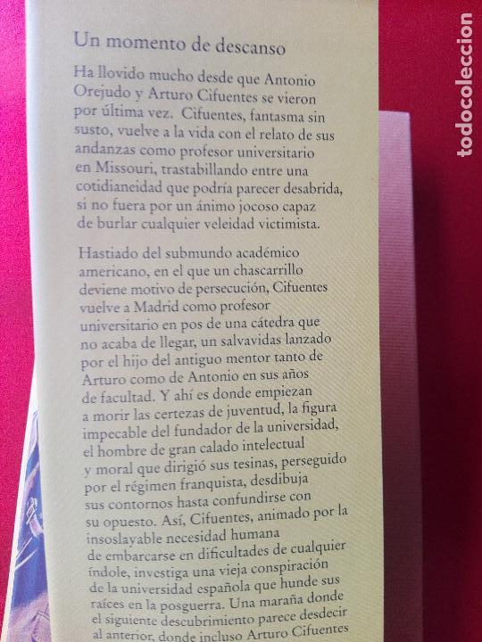 Libros antiguos: Libro-un momento de descanso-antonio orejudo - Foto 4