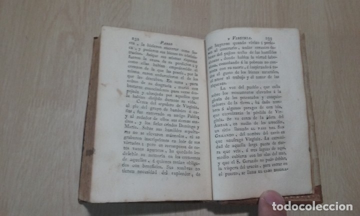 Libros antiguos: Pablo y Virginia.1798. - Foto 4
