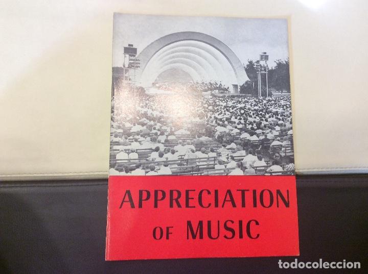 Libros antiguos: Appreciation of music - Foto 1