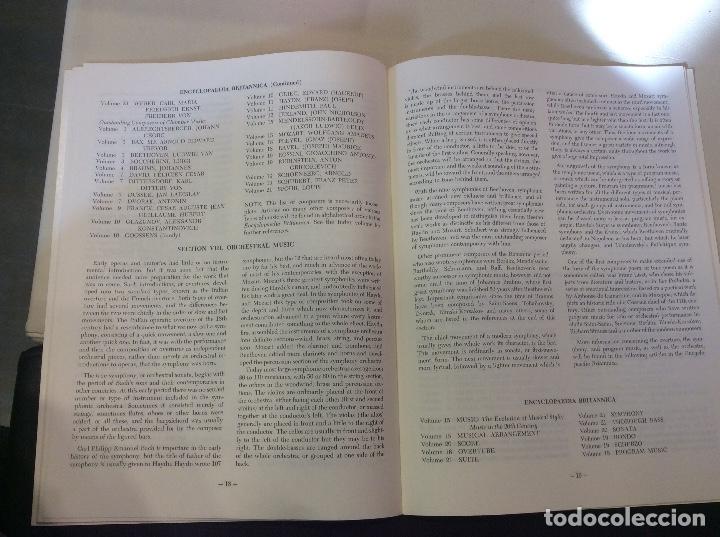 Libros antiguos: Appreciation of music - Foto 3