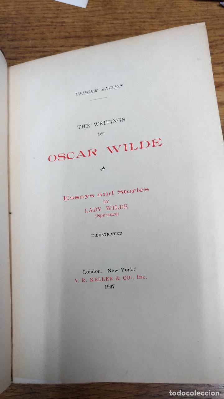 oscar wilde essays